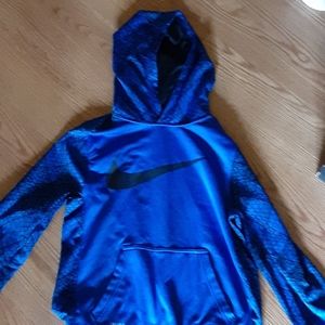 Blue and Black Dri-Fit Nike Sweatshirt